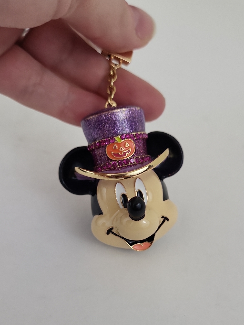 Disney x Baublebar Mickey Mouse Head Halloween Bag Charm